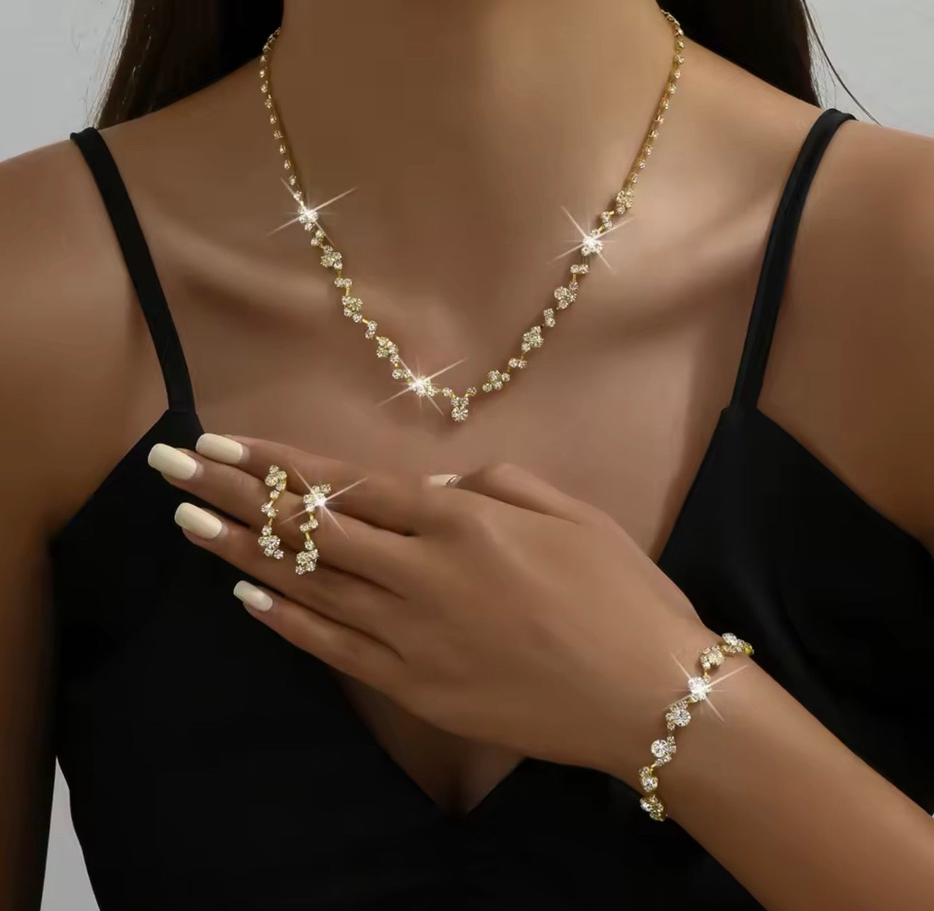 LC21111 | Silver Jewelry Set