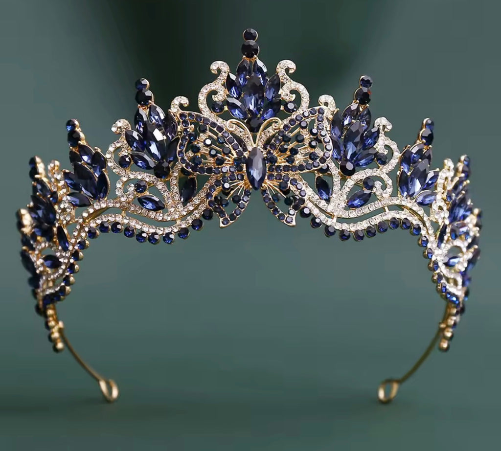 LC26082 | Navy Blue Gold Crown III